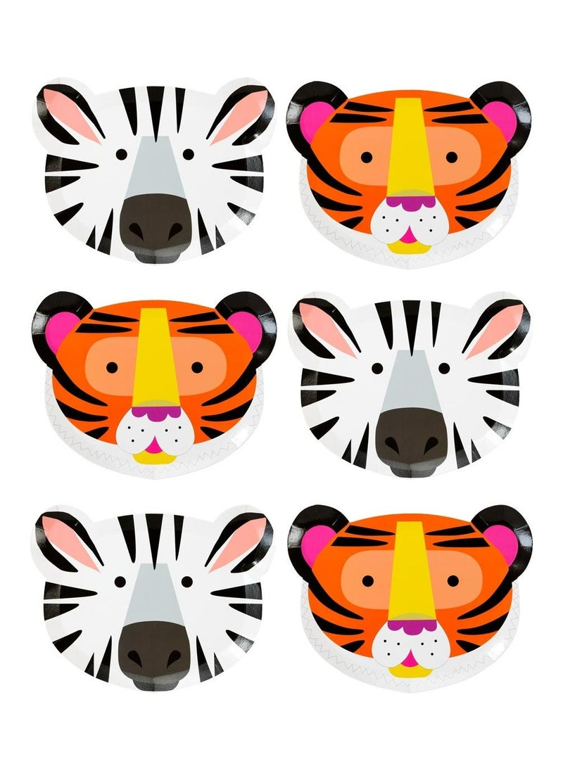 Talking Tables Party Animals Shaped Plates 12 pack - Image 2