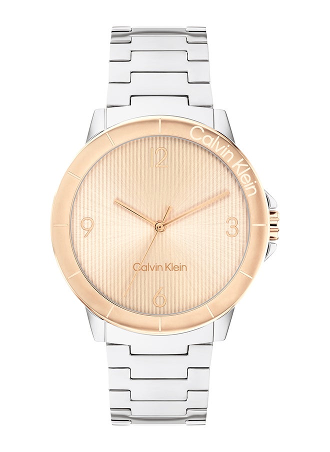 CALVIN KLEIN ساعة يد نسائية أنالوج دائرية من الفولاذ المقاوم للصدأ 25100025 - 36 مم  - Image 1
