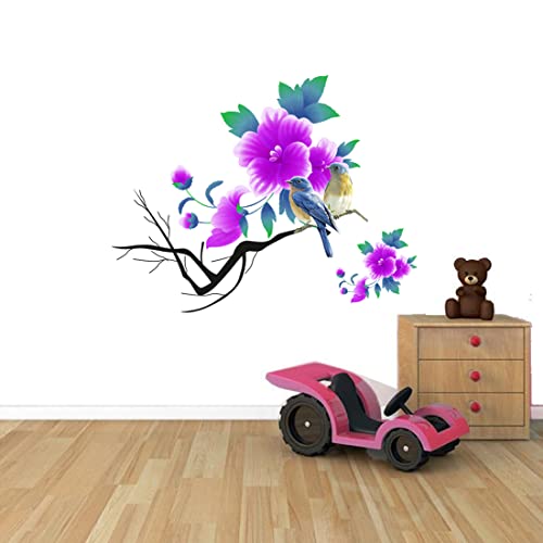 Rangoli New Modern Art Lily Flowers Large Wall Sticker Size-50cm*70cm - Image 4
