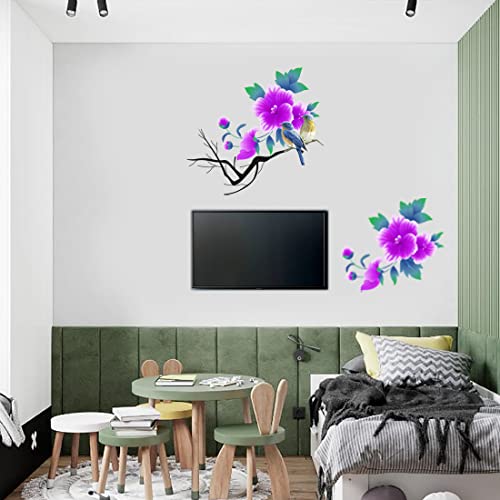 Rangoli New Modern Art Lily Flowers Large Wall Sticker Size-50cm*70cm - Image 2