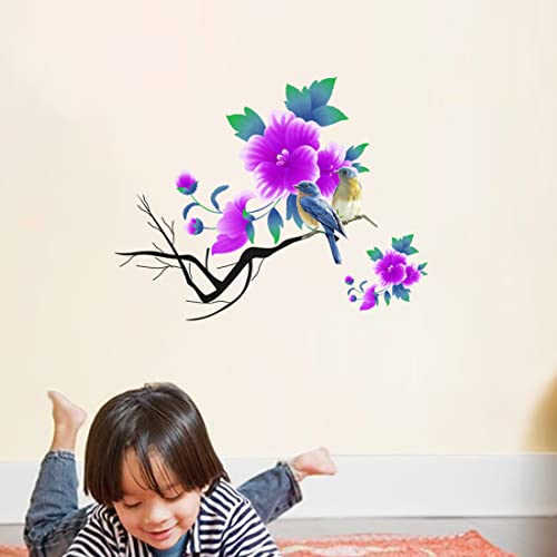 Rangoli New Modern Art Lily Flowers Large Wall Sticker Size-50cm*70cm - Image 3