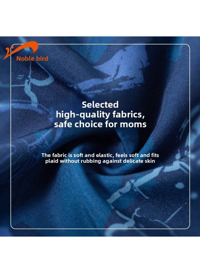 Loquat Noble Bird Swimming Trunks Boys Swimsuit 2023 Hot Spring Swimming Equipment Anti-embarrassment Beach Pants Wholesale-Color:Hide Ash- - Image 3