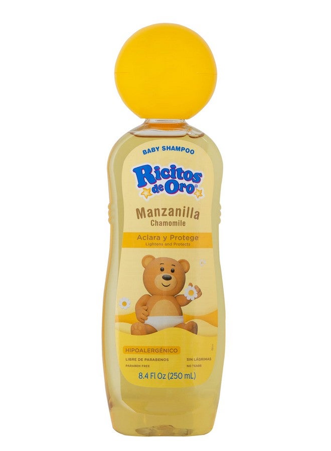 Ricitos de Oro Chamomile Manzanilla, Baby Shampoo, Hypoallergenic, 3 Pack, 8.4 FL Oz Bottles - Image 1