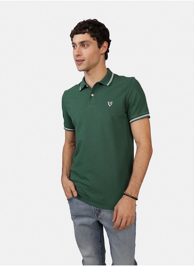 Logo Slim Fit Pique Polo Shirt - pzsku/Z44BE68AE3AAFFAA01E4AZ/45/_/1739952555/86affd62-eba2-46e7-9089-896f05fd680a