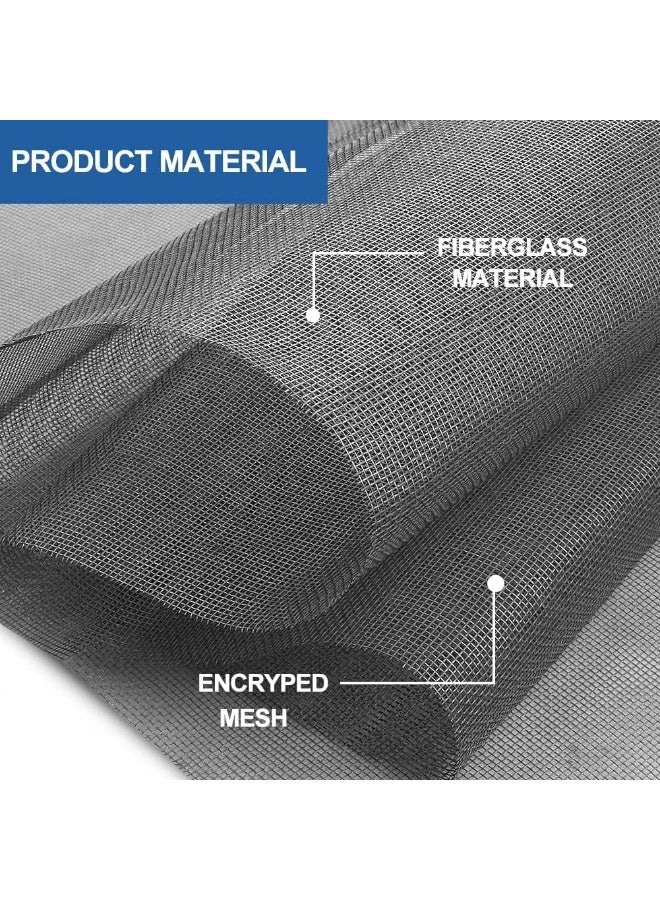 Royal Apex Custom Fiber Fly Insect Net, Anti Mosquito Bug For Windows Doors And Patio, Premium Pet Screen, Net Barrier, Invisible (3 Feet, 2.5 Meter)  - Image 3