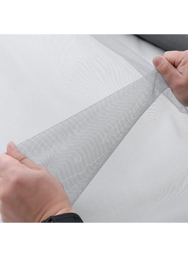 Royal Apex Custom Fiber Fly Insect Net, Anti Mosquito Bug For Windows Doors And Patio, Premium Pet Screen, Net Barrier, Invisible (3 Feet, 2.5 Meter)  - Image 4
