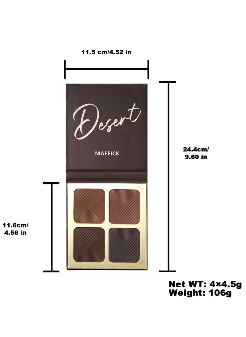 Maffick Highlight and Contour Bronzer palette Palette: Nose, Face & Eye Shadow Compact for Sculpting, Illuminating, and Beautifying the Skin Tone