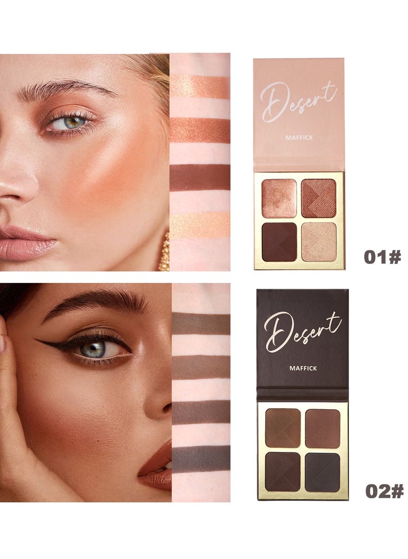 Maffick Highlight and Contour Bronzer palette Palette: Nose, Face & Eye Shadow Compact for Sculpting, Illuminating, and Beautifying the Skin Tone