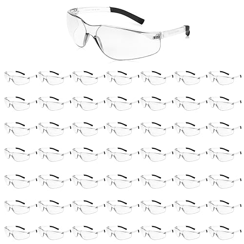 Salfboy Clear Safety Glasses for Men Women ANSI Z871 Eye Protection Bulk Protective Eyewear ScratchResistant 50PCS - Image 1