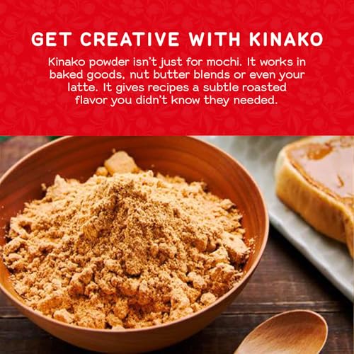 Shirakiku Kinako Japanese Roasted Soybean Flour - Additive-free Soybean Flour, Superfine Texture, Ideal for Baking & Cooking, 5 OZ (Pack of 1) - Image 4