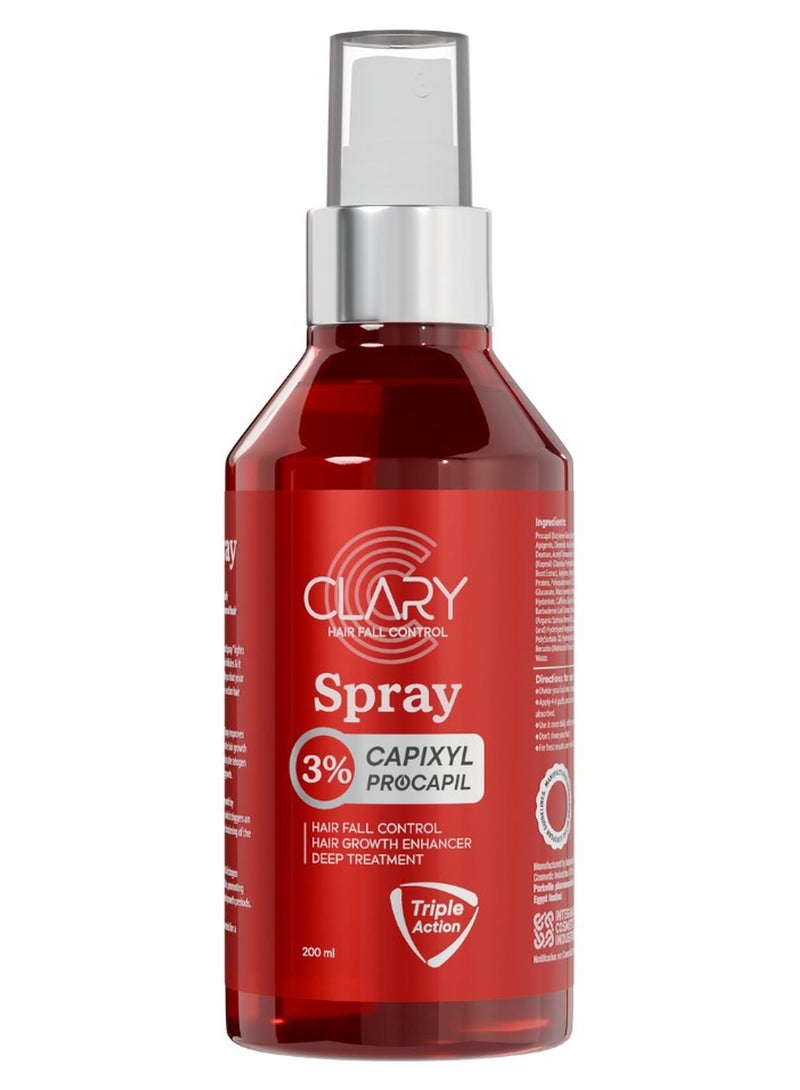 CLARY Hair Fall Control Spray 200ml - Image 1
