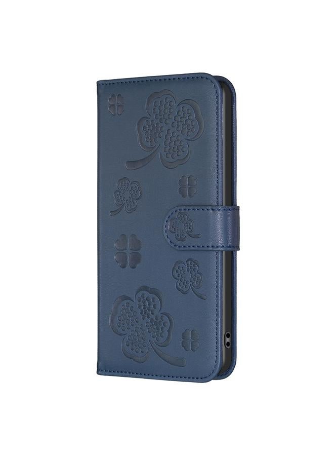 اس-توب جراب لهاتف Motorola Edge 40 Pro 5G / X40 / X40 Pro جراب هاتف من الجلد المنقوش بأربع أوراق - Image 2