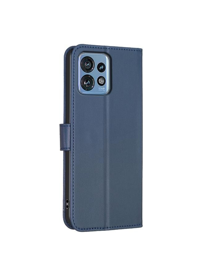 اس-توب جراب لهاتف Motorola Edge 40 Pro 5G / X40 / X40 Pro جراب هاتف من الجلد المنقوش بأربع أوراق - Image 3