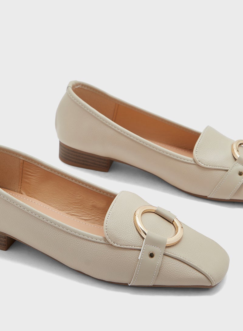 ELLA Square Toe Flat Shoe - Image 4