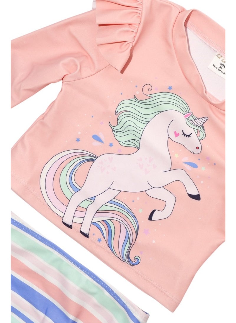 D'Daniela D' Daniela - Unicorn Splash Pink Swimwear - Pink - Image 5