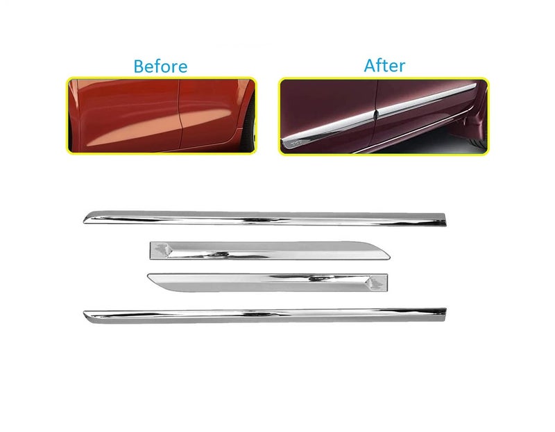 DDSONS Car Door Side Beading Chrome for Toyota Corolla Altis Type - 2 (2008-2013) - Image 2
