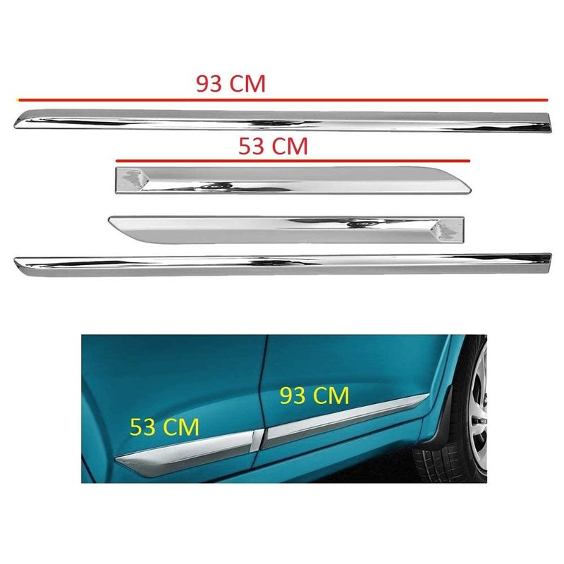 DDSONS Car Door Side Beading Chrome for Toyota Corolla Altis Type - 2 (2008-2013) - Image 3