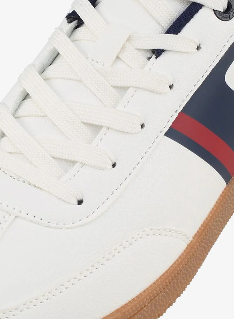 Lee Cooper WHITE Men Colourblock Lace-Up Sneakers for Men | Best Price UAE