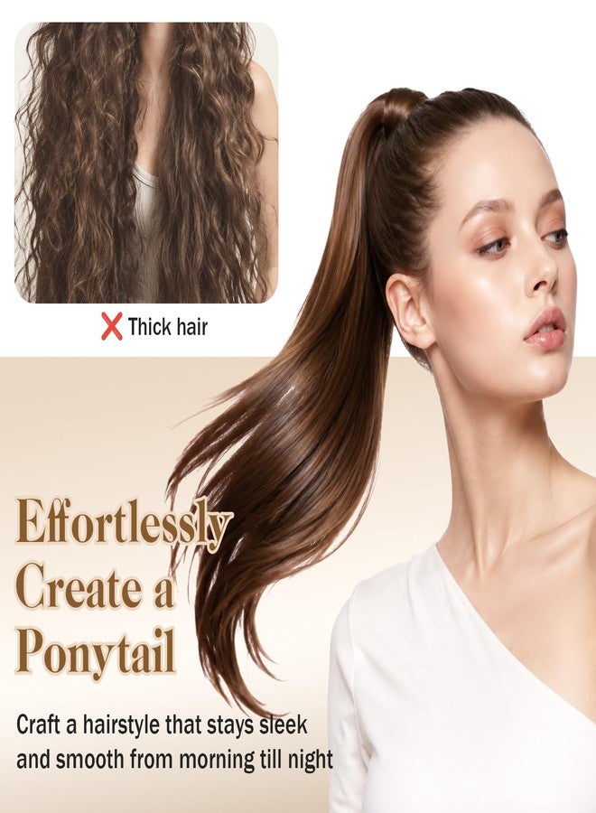 GAINWELL Soft Boar Bristle Hair Brush for Women Men, Wavy Handle Slick Back Brush for Thin & Fine Hair, Smoothing Hairbrush to Style, Polish, Deep & Lay Hair Down - Image 4