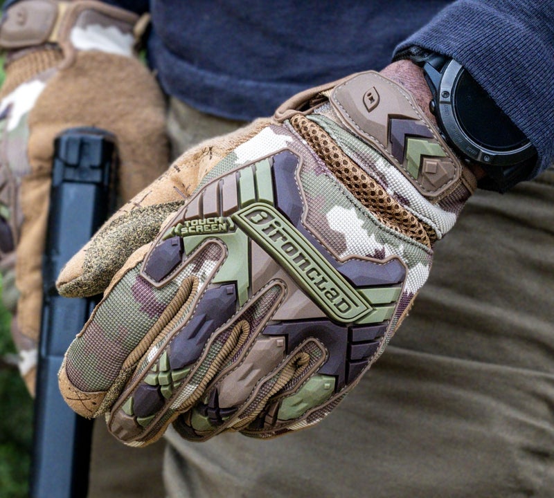 Ironclad EXOT-ICAM-03-M Tactical Impact Camo Gloves, Medium - Image 2