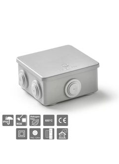 Famatel Watertight Enclosure Box, 7 Cones, IP55, 100 x 100 x 45mm 