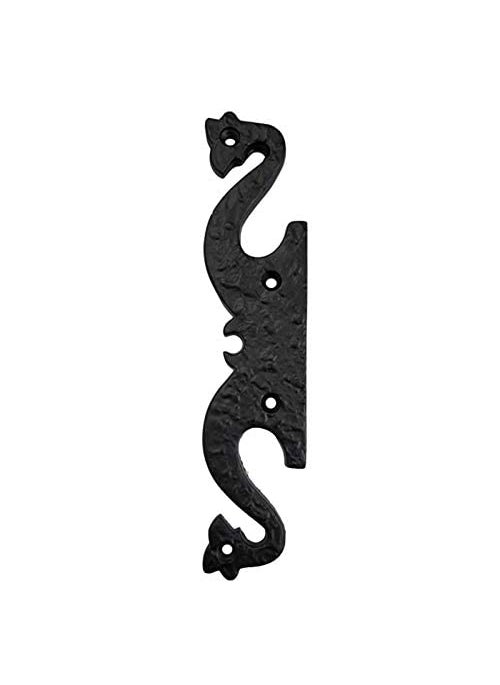 Adonai Hardware Adonai Hardware 7 Jadau Black Cast Iron False Hinge 2 Matte Black Powder Coated  - Image 3