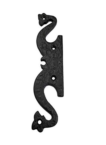 Adonai Hardware Adonai Hardware 7 Jadau Black Cast Iron False Hinge 2 Matte Black Powder Coated  - Image 5