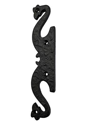 Adonai Hardware Adonai Hardware 7 Jadau Black Cast Iron False Hinge 2 Matte Black Powder Coated  - Image 4