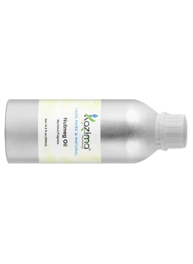 KAZIMA Nutmeg Essential Oil - 100% Pure Natural & Undiluted For Skin care & Hair care (500ml) - Image 2
