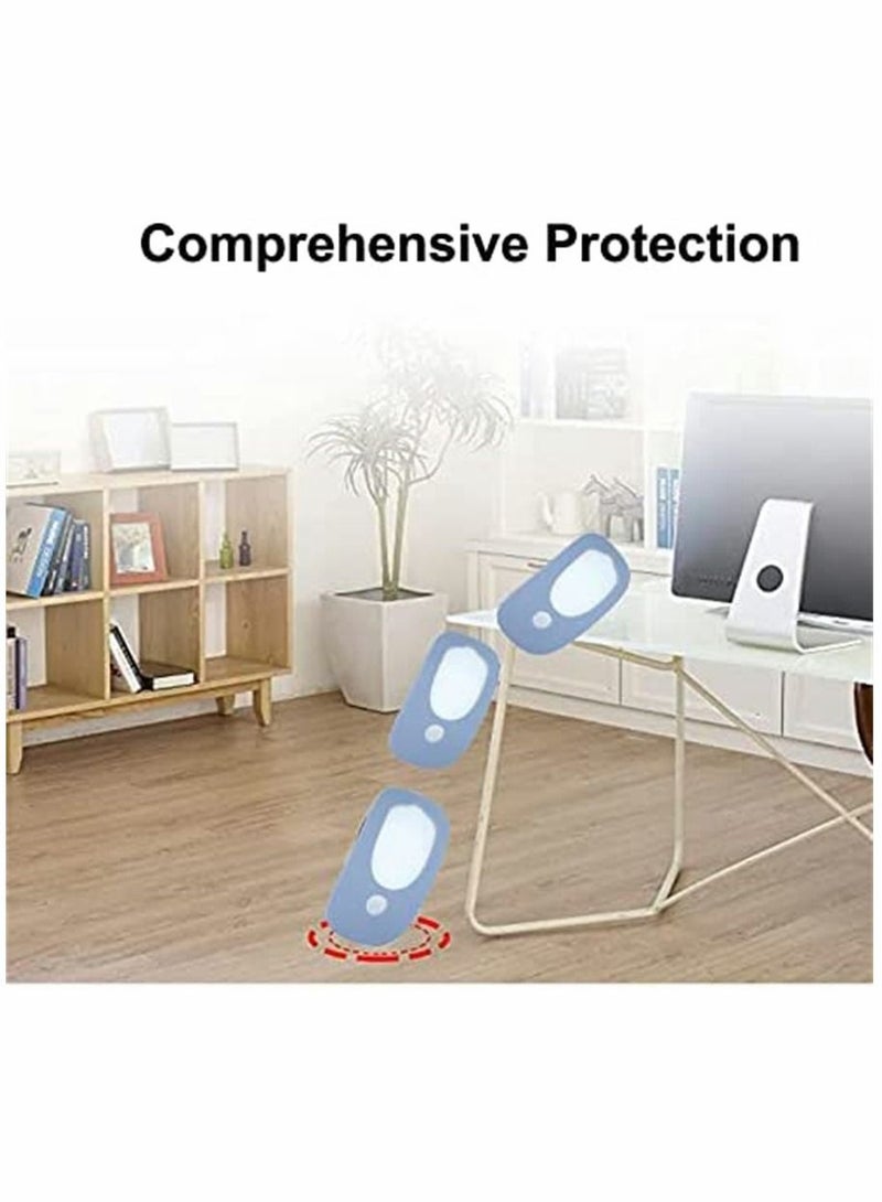 Y&D Silicone Case Cover, Mouse Protective Skin, Sleeve, for Apple 2 Pieces (Light Blue, Dark blue )  - Image 5