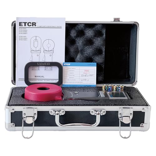 ETCR ETCR2100A+ Digital Clamp Ground Earth Resistance Meter Tester 0.01-200Ω - Image 4