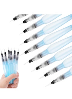 SYOSI Drawing Brush Pens, for Water Soluble Colored Pencils, Refillable Water Brush Pens for Watercolor Painting with Assorted Tips, Ink and Water Brush Pens for Paints, Artists, Calligraphy 15 Pcs  - Image 1