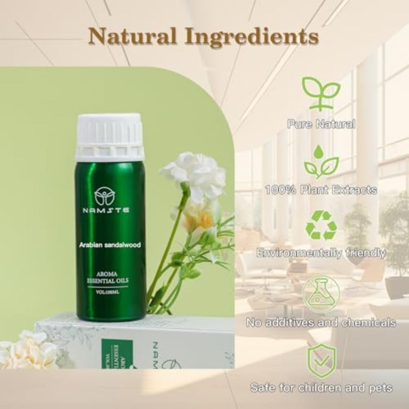Essential Oil 100ML Premium Wood Collection Scent Essential Oils for Diffusers Blend of Nutmeg, Fir, Sandalwood for Mood Lifting - Image 2