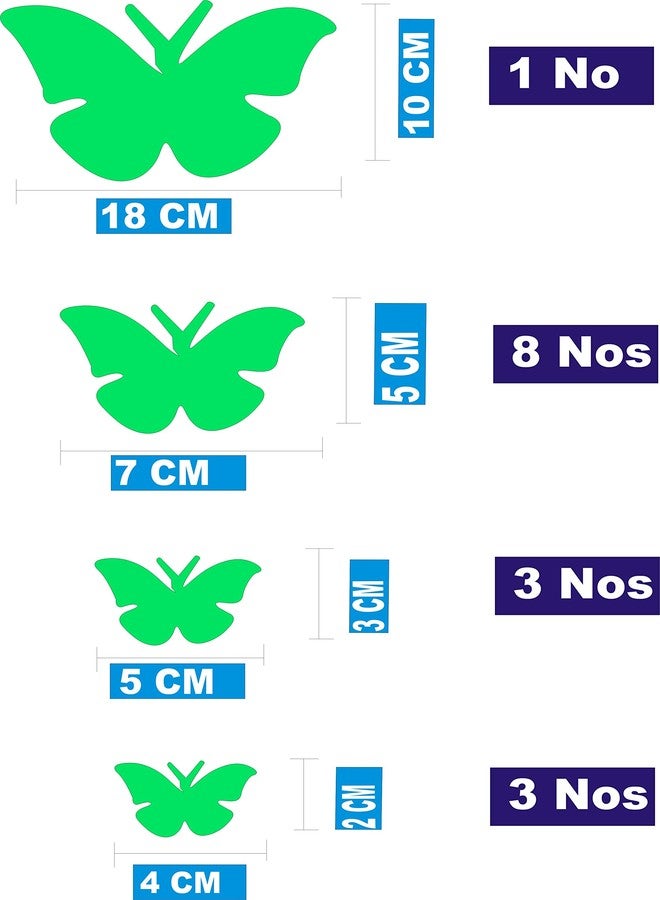 Monk wish Butterfly Radium Glow in The Dark Wall Stickers for Kids Room and Decoration - Image 3