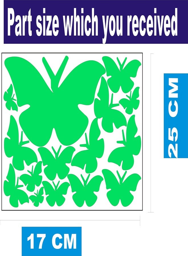 Monk wish Butterfly Radium Glow in The Dark Wall Stickers for Kids Room and Decoration - Image 2