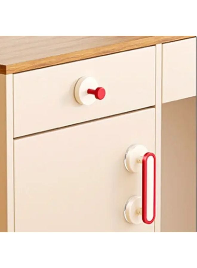 Blue Suction Cup Door Handle No Drilling Required Portable Strong Adhesion Universal For Sliding Doors - Image 5