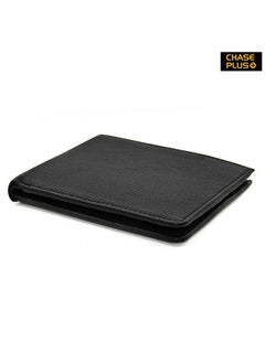 NIBEMINENT Genuine Leather Men’s Wallet Grainy Black  - Image 2