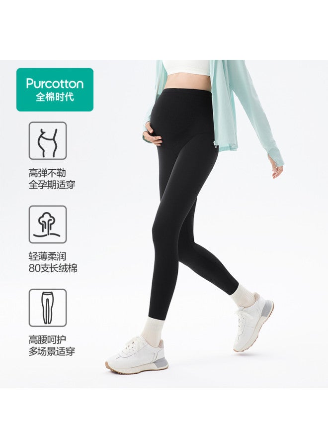 purcotton ليجنز الحمل عالية الخصر لخريف، قطعة واحدة بدون seams، مرنة للغاية وغير مقيدة - Image 4