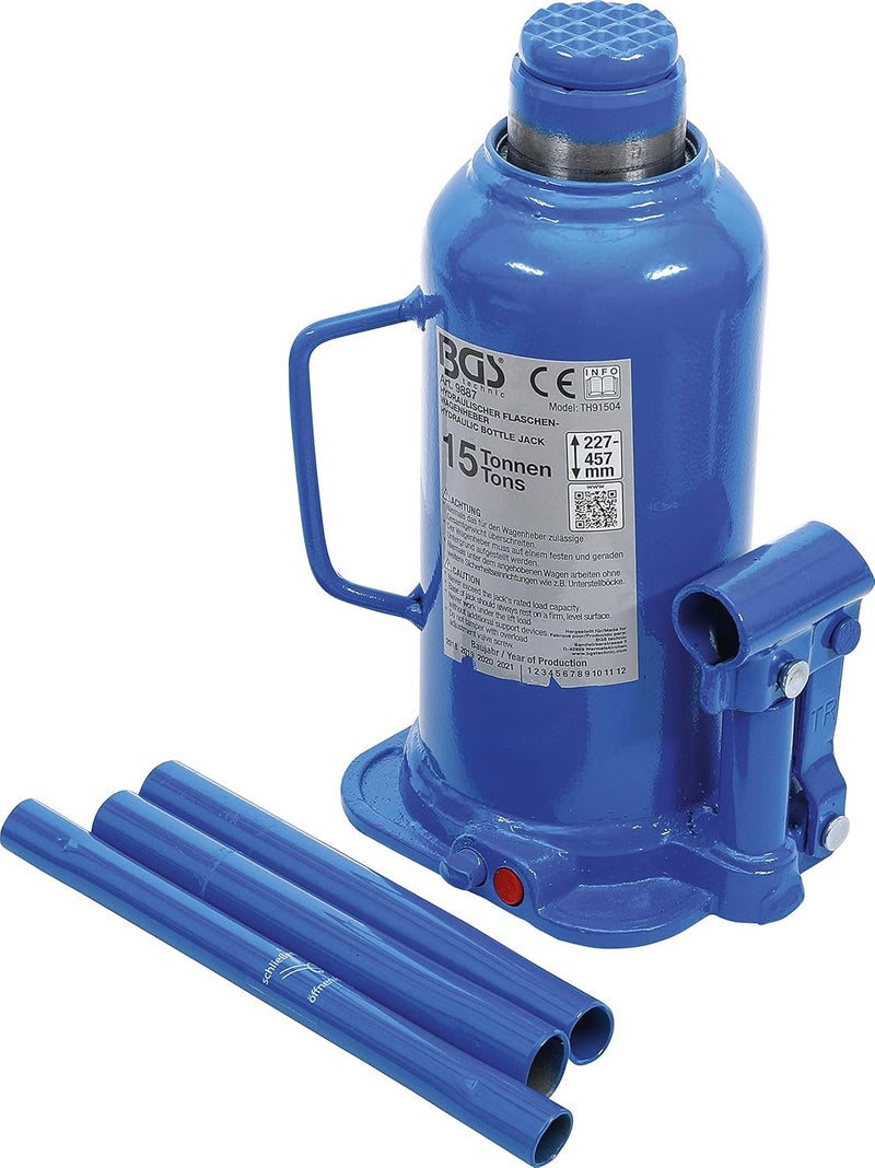 BGS 9887 | Hydraulic Bottle Jack | 15 t - Image 1