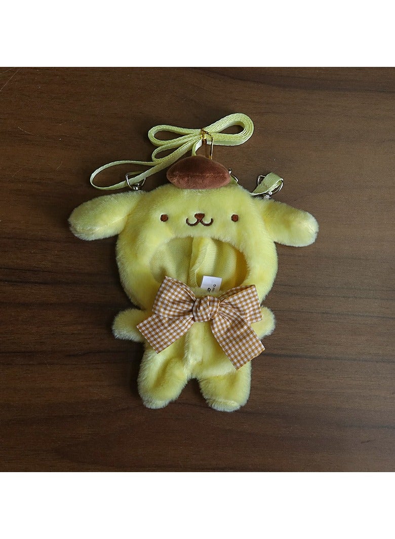 general Cute Corner Creatures Fried Shrimp Plush Keychain Doll, Cartoon Toy, and Bag Pendant
