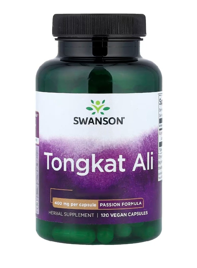 SWANSON Tongkat Ali 400 mg 120 Vegan Capsules - Image 1