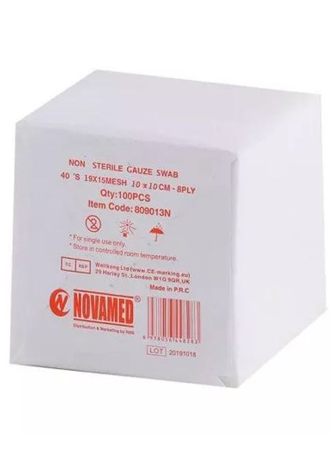 Novamed Gauze Swab 10X10Cm (Non-Sterile / 809012N )