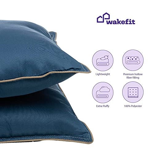 Wakefit Cushion for Sofa | Super Soft Fabric Cushion Pillow, Throw Pillow for Sofa | Premium Fresh Hollow Fibre Filling | 12x12 Inches | Grey | Set of 5 - Image 5