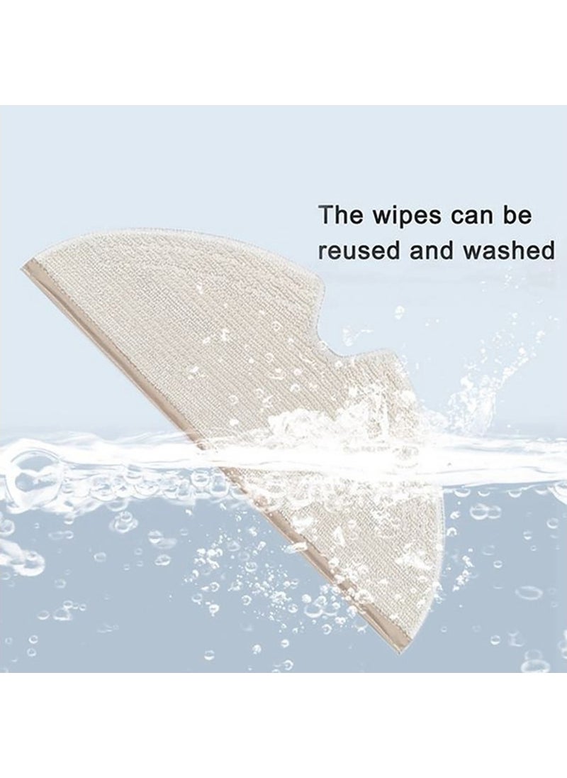 roborock - Q7 Q7 Max Q7 Max+ Compatible Full Surface Mop Cloth - 6 Pieces - Image 1