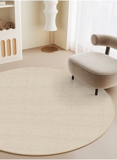 Bukela Simple Style Round Rug, Washable Non-Slip Rug Traditional Area Rug for Living Room, Bedroom, Dining Room, and Kitchen  - Image 3