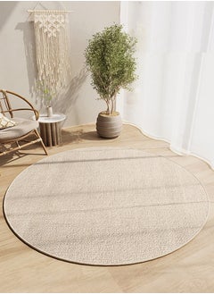 Bukela Simple Style Round Rug, Washable Non-Slip Rug Traditional Area Rug for Living Room, Bedroom, Dining Room, and Kitchen  - Image 2