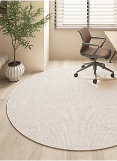 Bukela Simple Style Round Rug, Washable Non-Slip Rug Traditional Area Rug for Living Room, Bedroom, Dining Room, and Kitchen  - Image 4