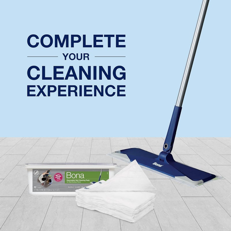 Bona Multi-Surface Disposable Wet Cleaning Pads - 12-Pack - Image 5