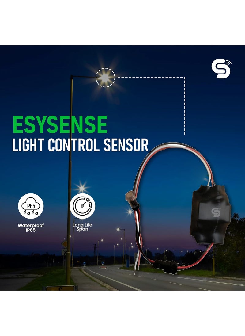 ESYSENSE - ESYSENSE ESYLD0116A 220 V Auto DayNight On Off Photocell LDR Sensor Switch For Street Light Dust Proof IP20 Photocell Sensor 16A Set of 1 - Image 1