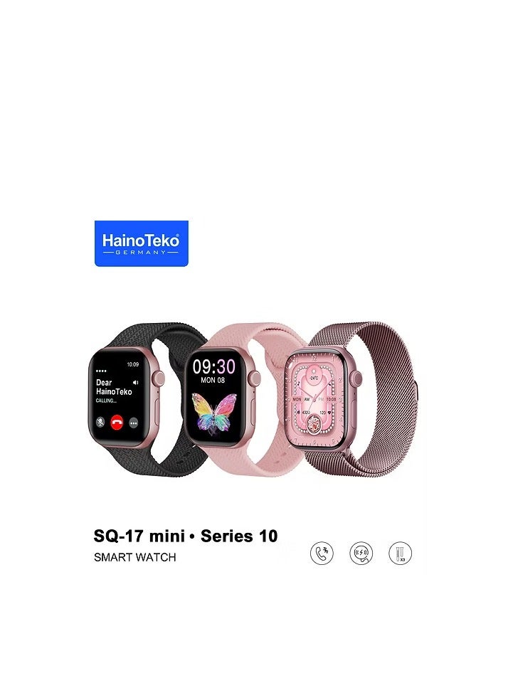 Haino Teko HAINOTEKO SQ 17 MINI  3 PARIS PINK COLOUR  STRAP AMOLED DISPLAY - Image 2